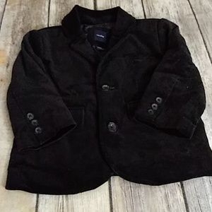 Baby Gap Black velvet blazer 2t